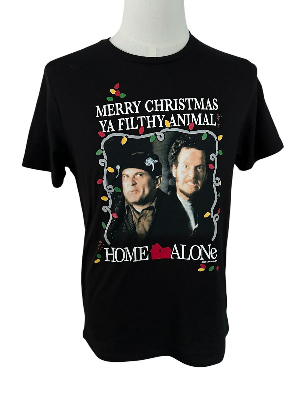 Old Navy Medium Black Home Alone Tee Shirt